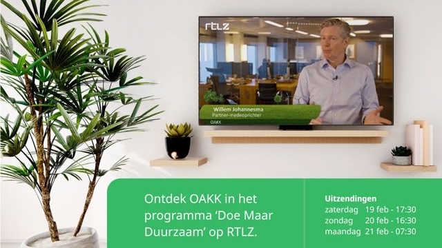 OAKK live bij ‘Doe Maar Duurzaam’ op RTL-Z